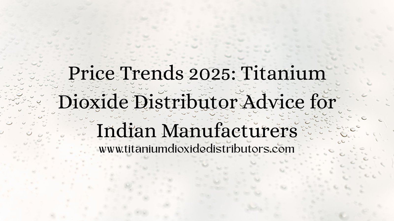 Titanium Dioxide Distributor