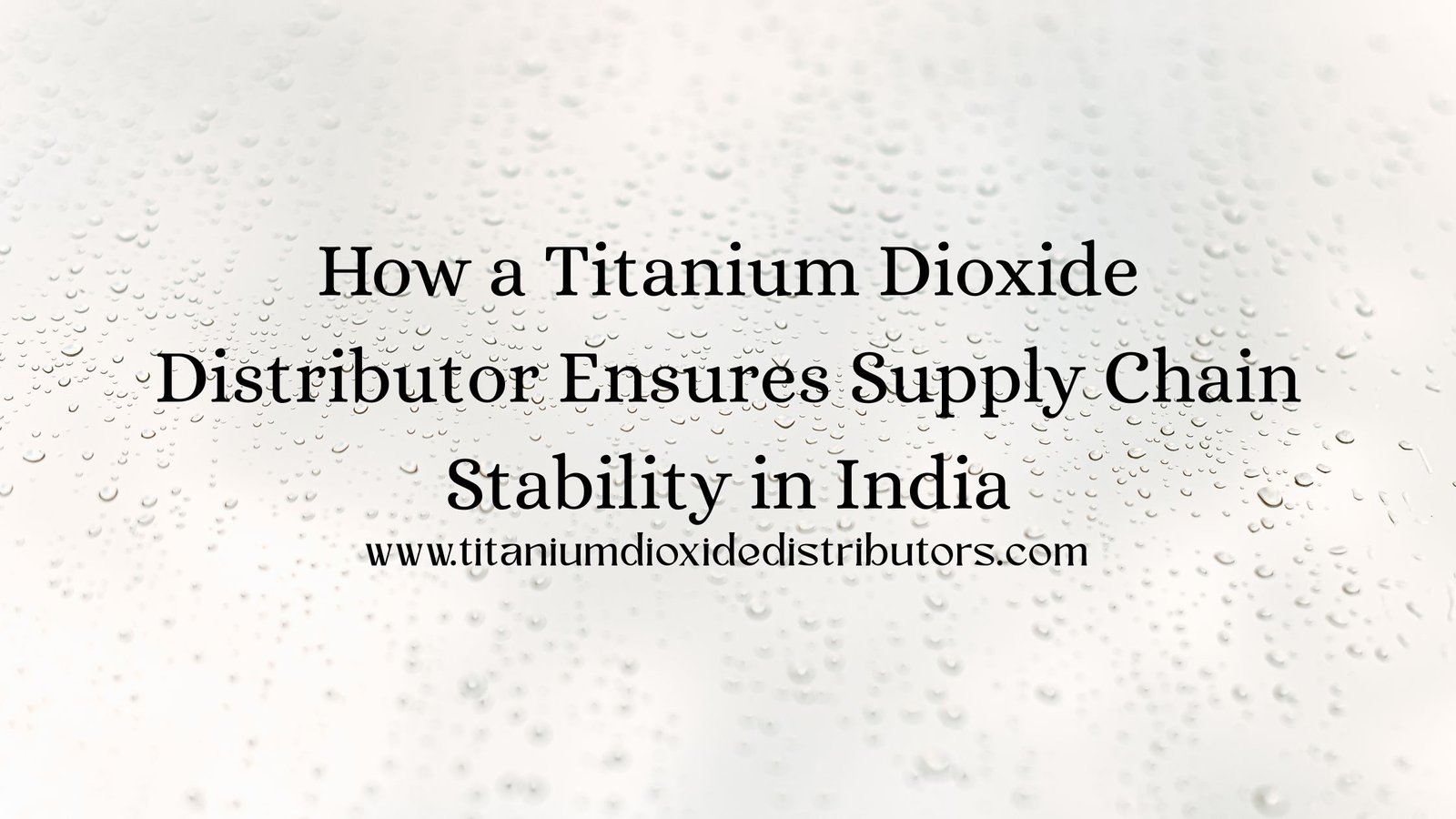 Titanium Dioxide Distributor