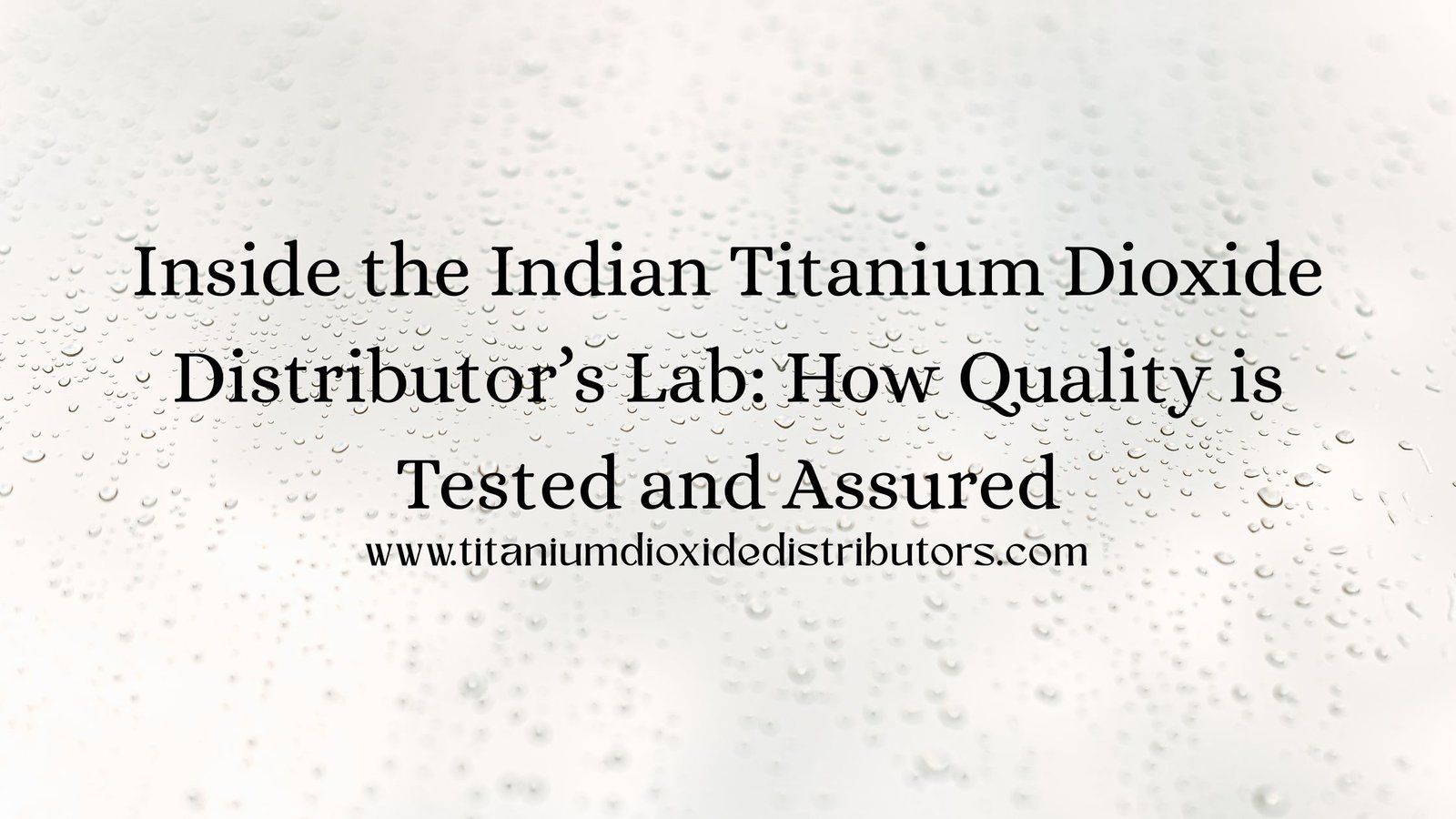 Titanium Dioxide Distributor