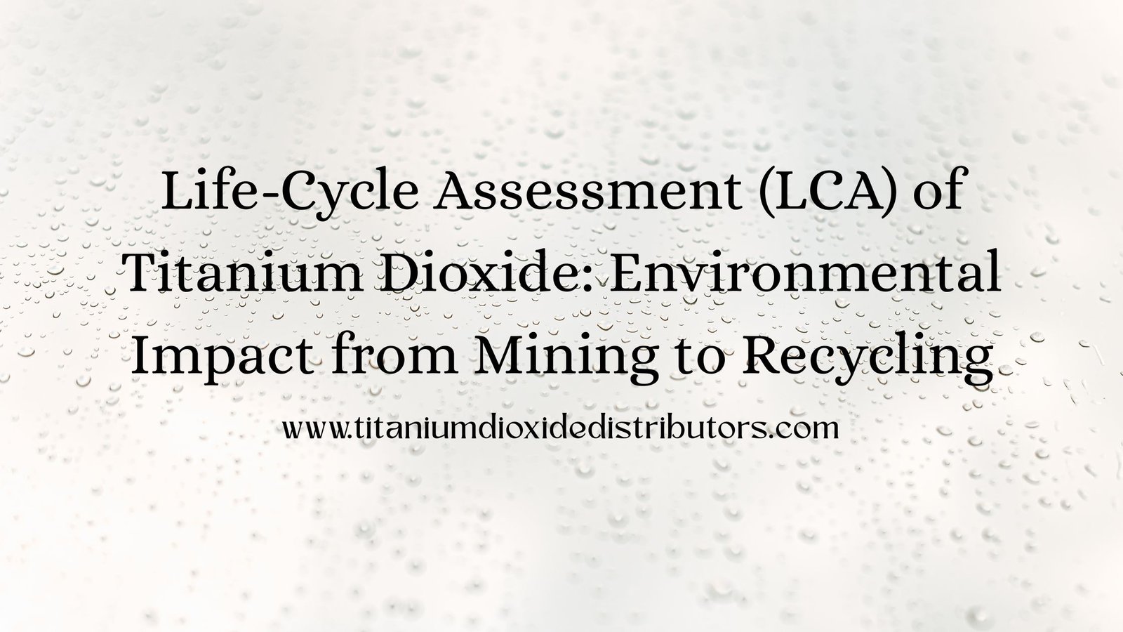 Titanium Dioxide Distributor