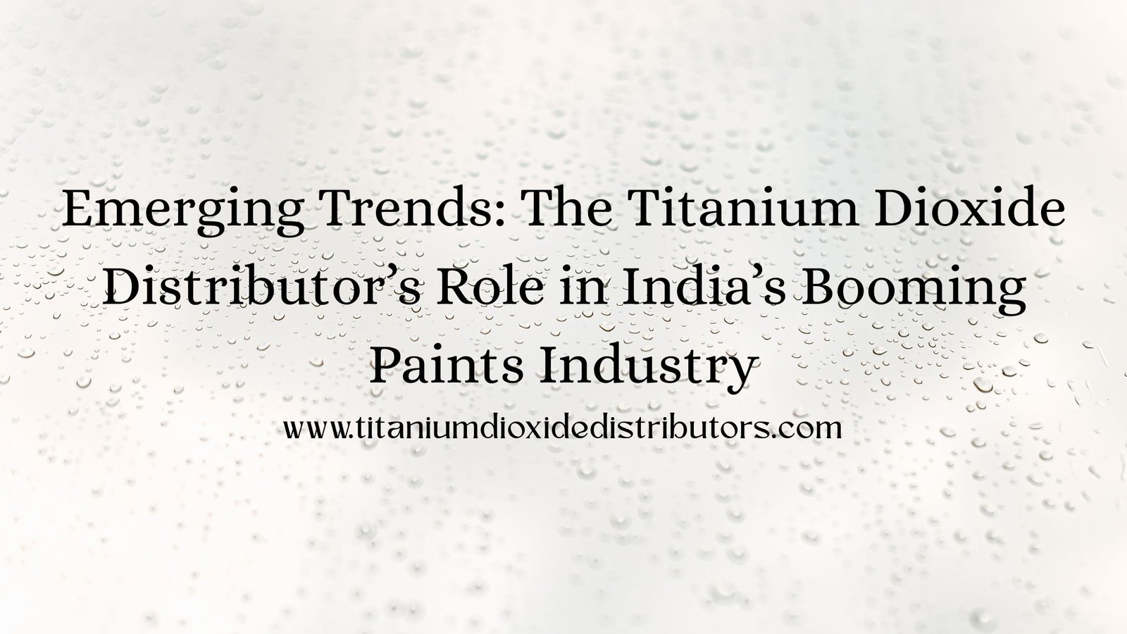 Titanium Dioxide Distributor